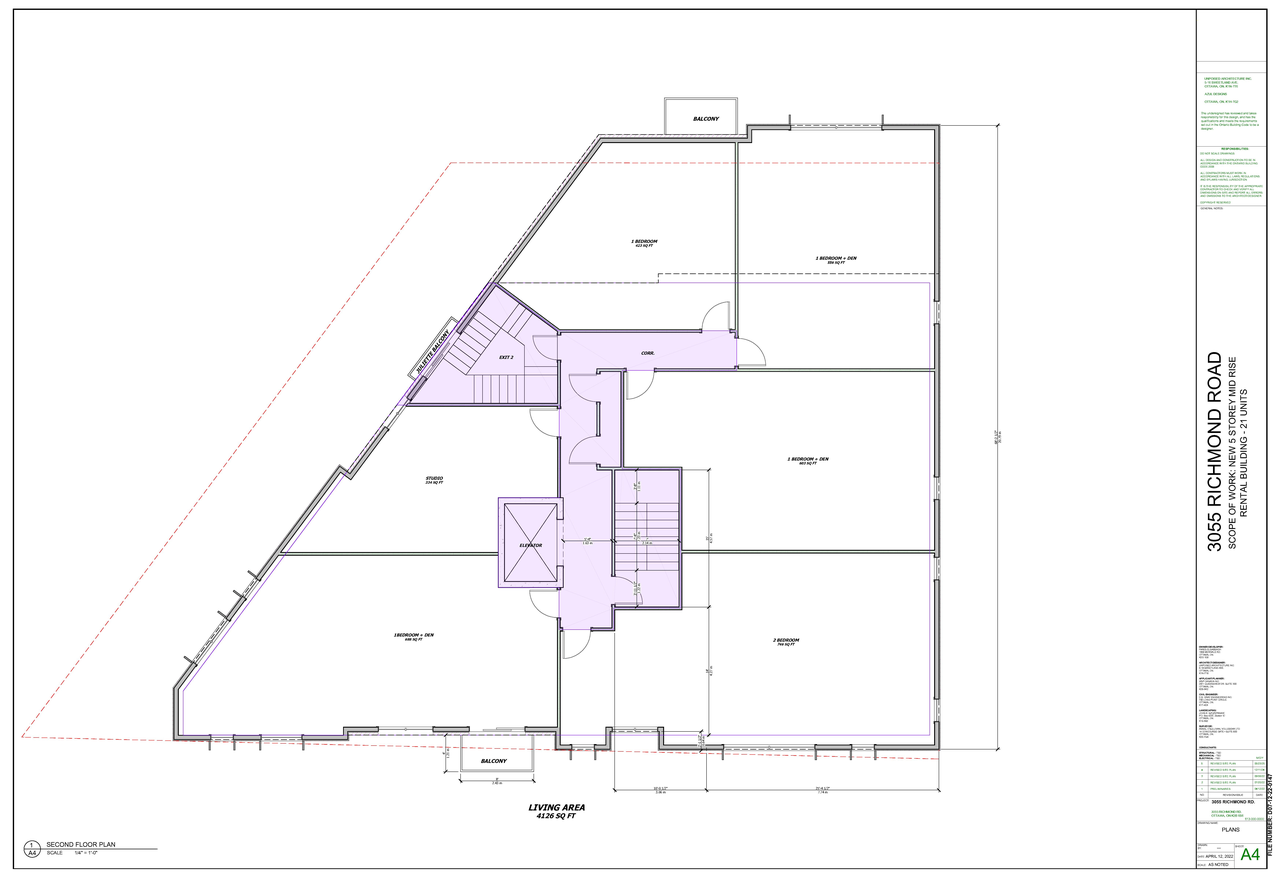 Floor plan for project from page 3 of the file '2025-06-19 - Floor Plans and Elevations - D02-02-22-0090'
