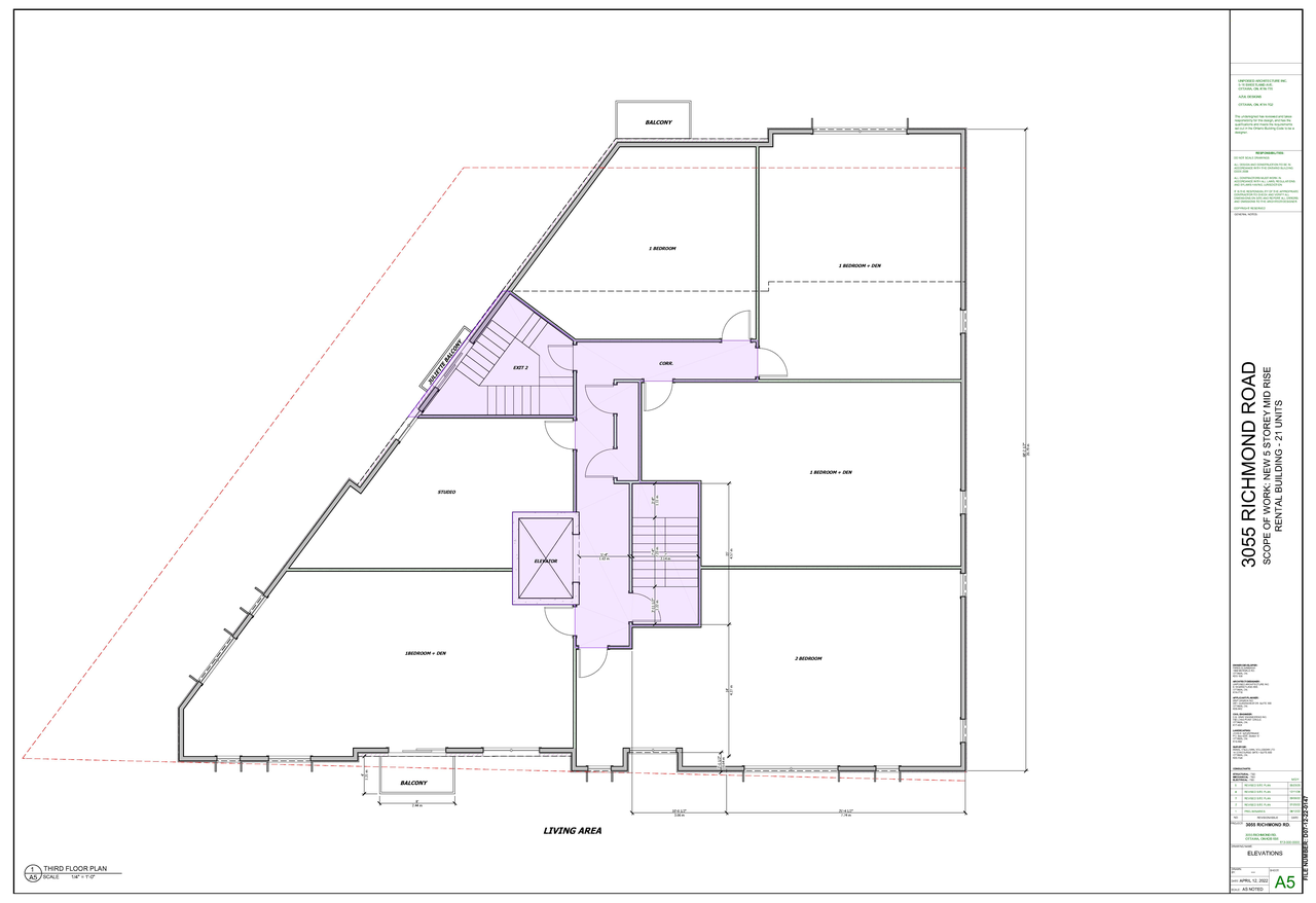 Floor plan for project from page 4 of the file '2025-06-19 - Floor Plans and Elevations - D02-02-22-0090'