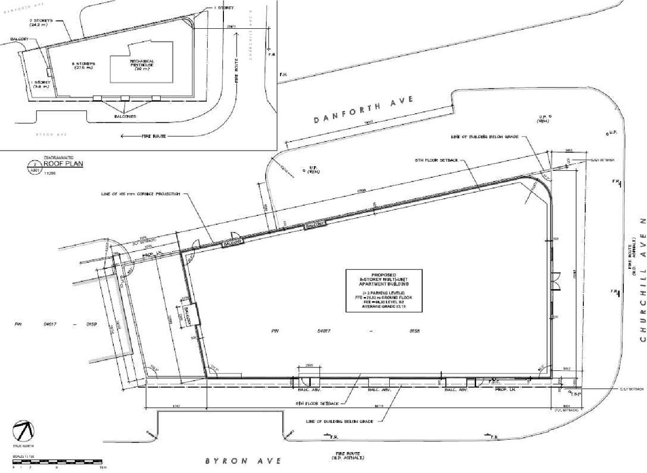 Construction site plan for project from page 16 of the file '2022-10-25 - Planning Rationale and Design Brief -D02-02-22-0098'
