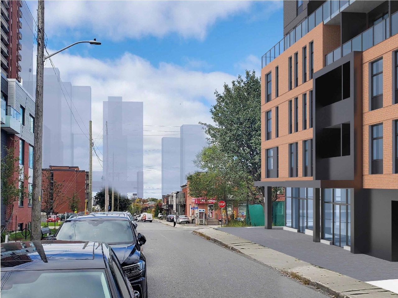 Rendering of building from page 5 of the file '2022-11-03 - 3D Renderings - D02-02-22-0102'