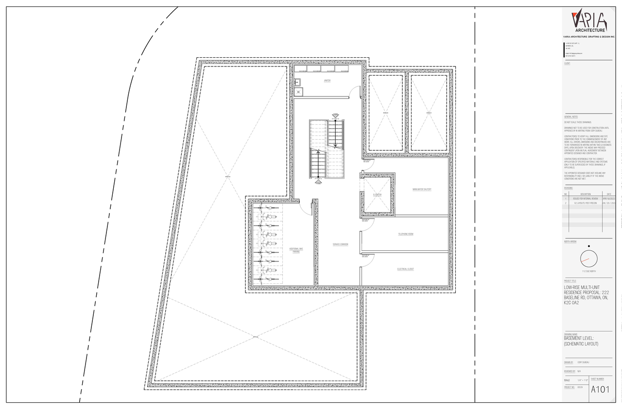 Floor plan for project from page 2 of the file '2022-11-25 - Site & Floor Plans - D02-02-22-0111'