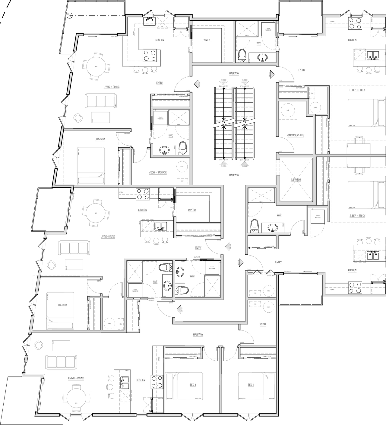 Floor plan for project from page 4 of the file '2022-11-25 - Site & Floor Plans - D02-02-22-0111'