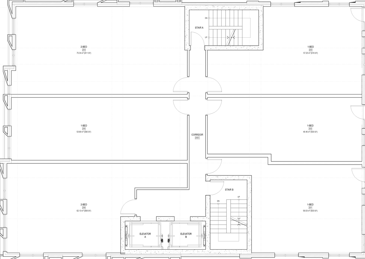 Construction site plan for project from page 4 of the file '2022-12-02 - Floor Plans - D02-02-22-0116'