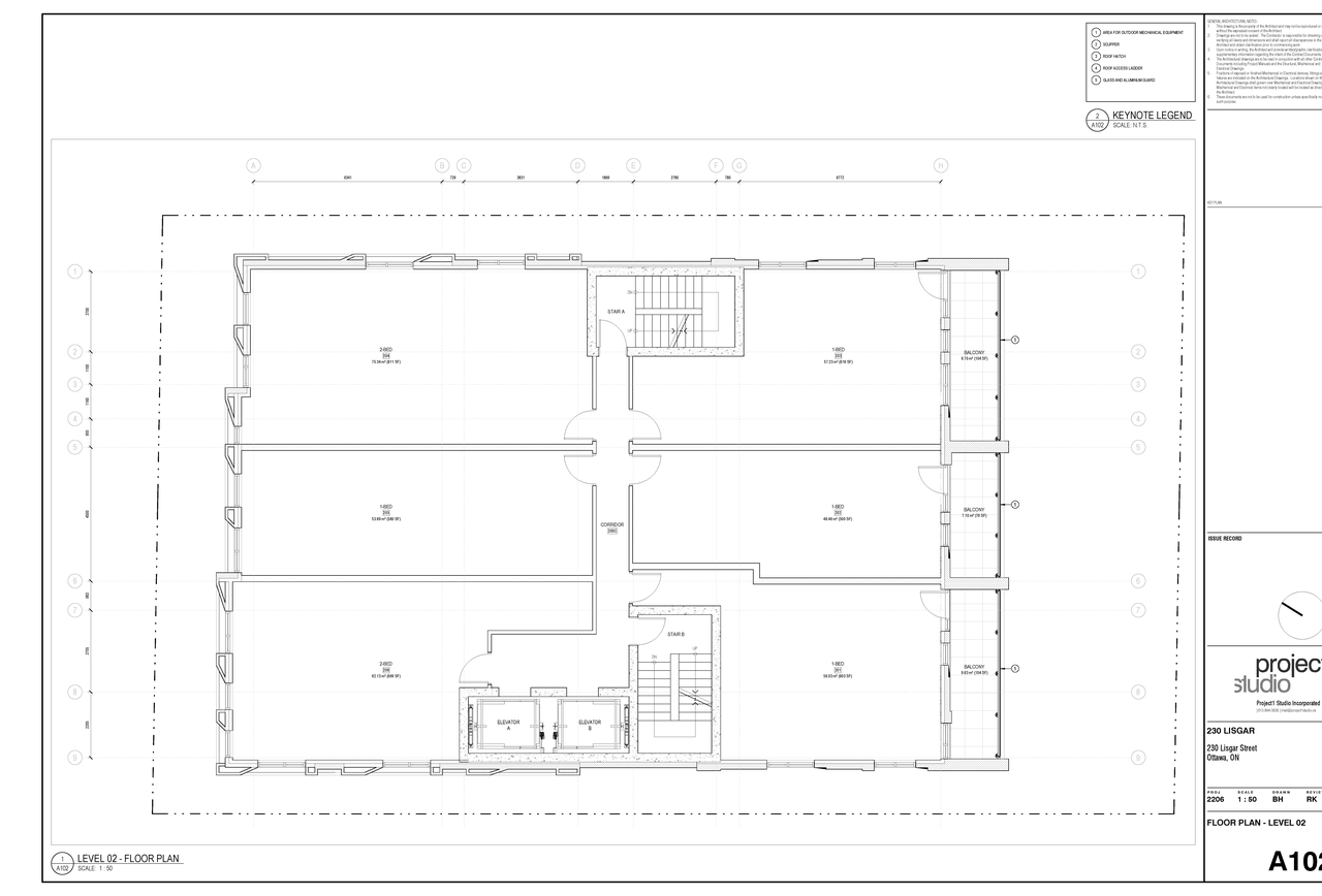 Floor plan for project from page 4 of the file '2022-12-02 - Floor Plans - D02-02-22-0116'
