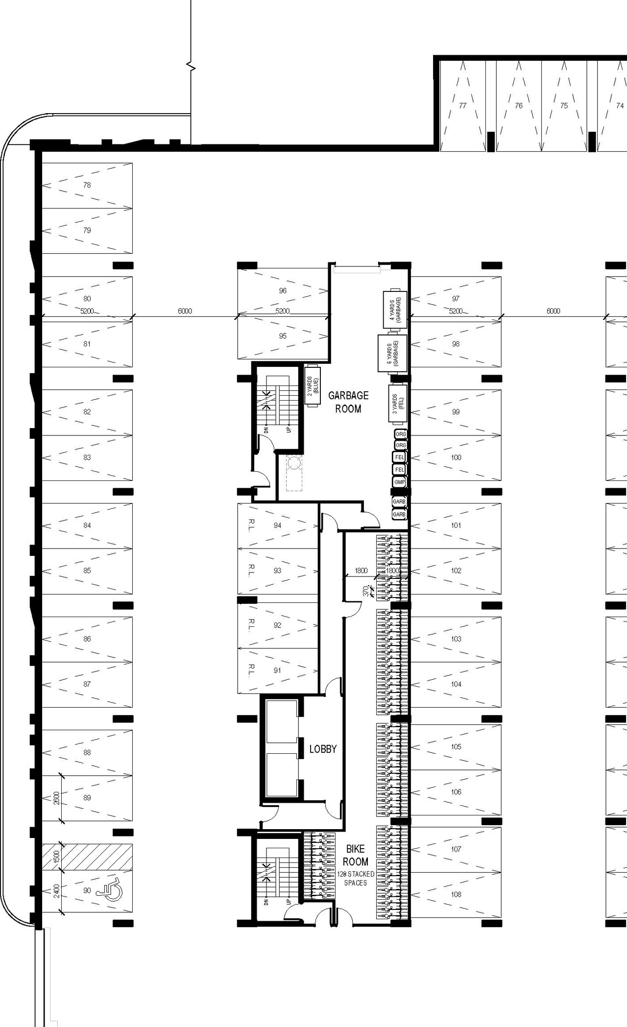 Floor plan for project from page 30 of the file '2025-04-11 - Urban Design Brief - D02-02-22-0125'