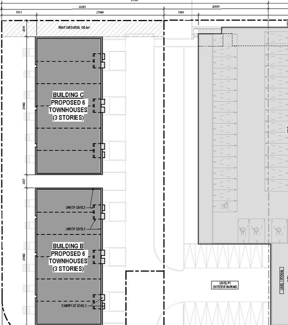 Construction site plan for project from page 9 of the file '2025-04-11 - Urban Design Brief - D02-02-22-0125'