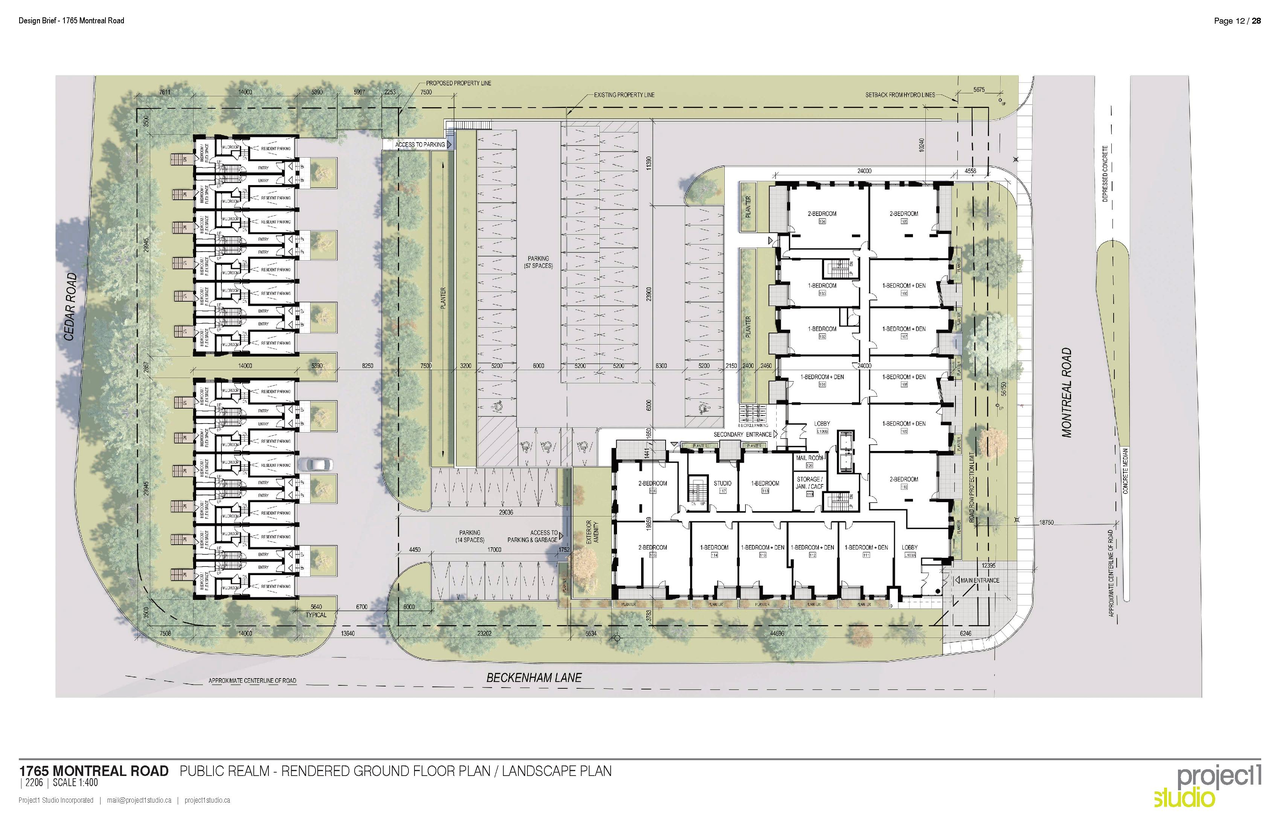 Floor plan for project from page 12 of the file '2022-12-23 - Design Brief - D02-02-22-0125'