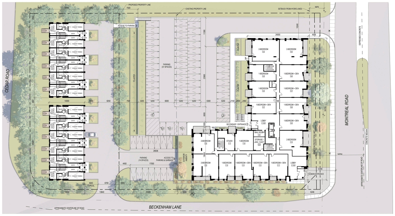 Floor plan for project from page 12 of the file '2022-12-23 - Design Brief - D02-02-22-0125'