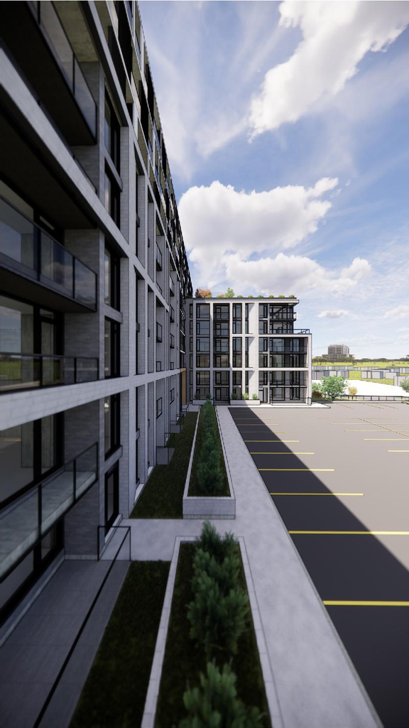Rendering of building from page 19 of the file '2022-12-23 - Design Brief - D02-02-22-0125'