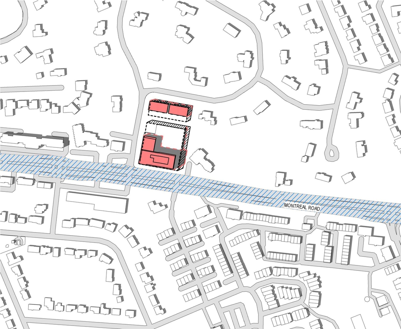 Construction site plan for project from page 26 of the file '2022-12-23 - Design Brief - D02-02-22-0125'