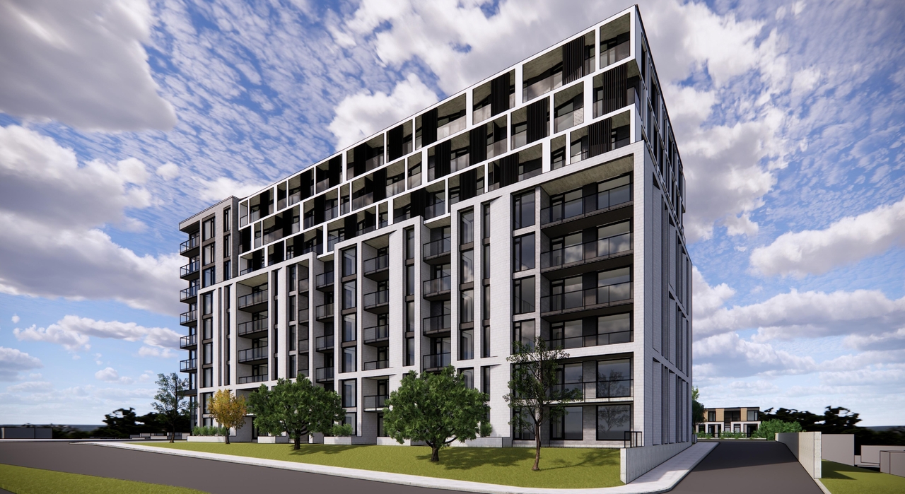 Rendering of building from page 5 of the file '2022-12-23 - Design Brief - D02-02-22-0125'