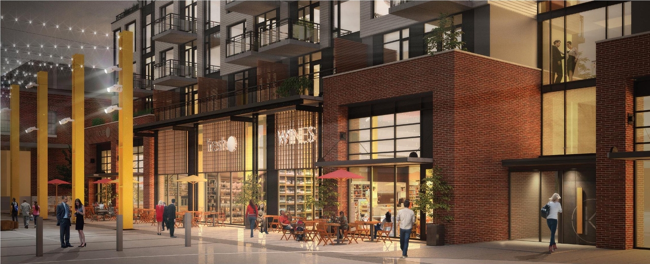 Rendering of building from page 14 of the file '2022-12-23 - Design Brief - D02-02-22-0126'