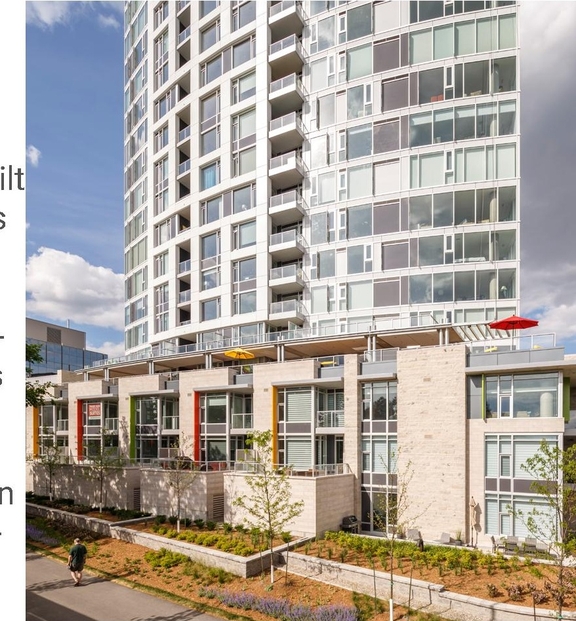 Rendering of building from page 15 of the file '2022-12-23 - Design Brief - D02-02-22-0126'