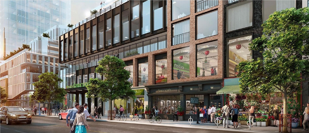 Rendering of building from page 18 of the file '2022-12-23 - Design Brief - D02-02-22-0126'