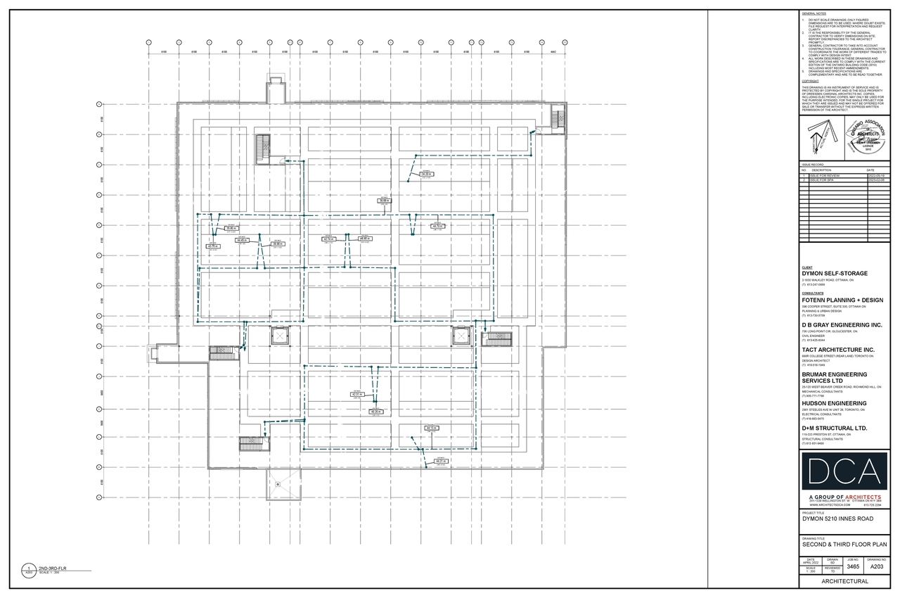 Floor plan for project from page 2 of the file '2023-02-15 - Floor Plans - D02-02-23-0001'