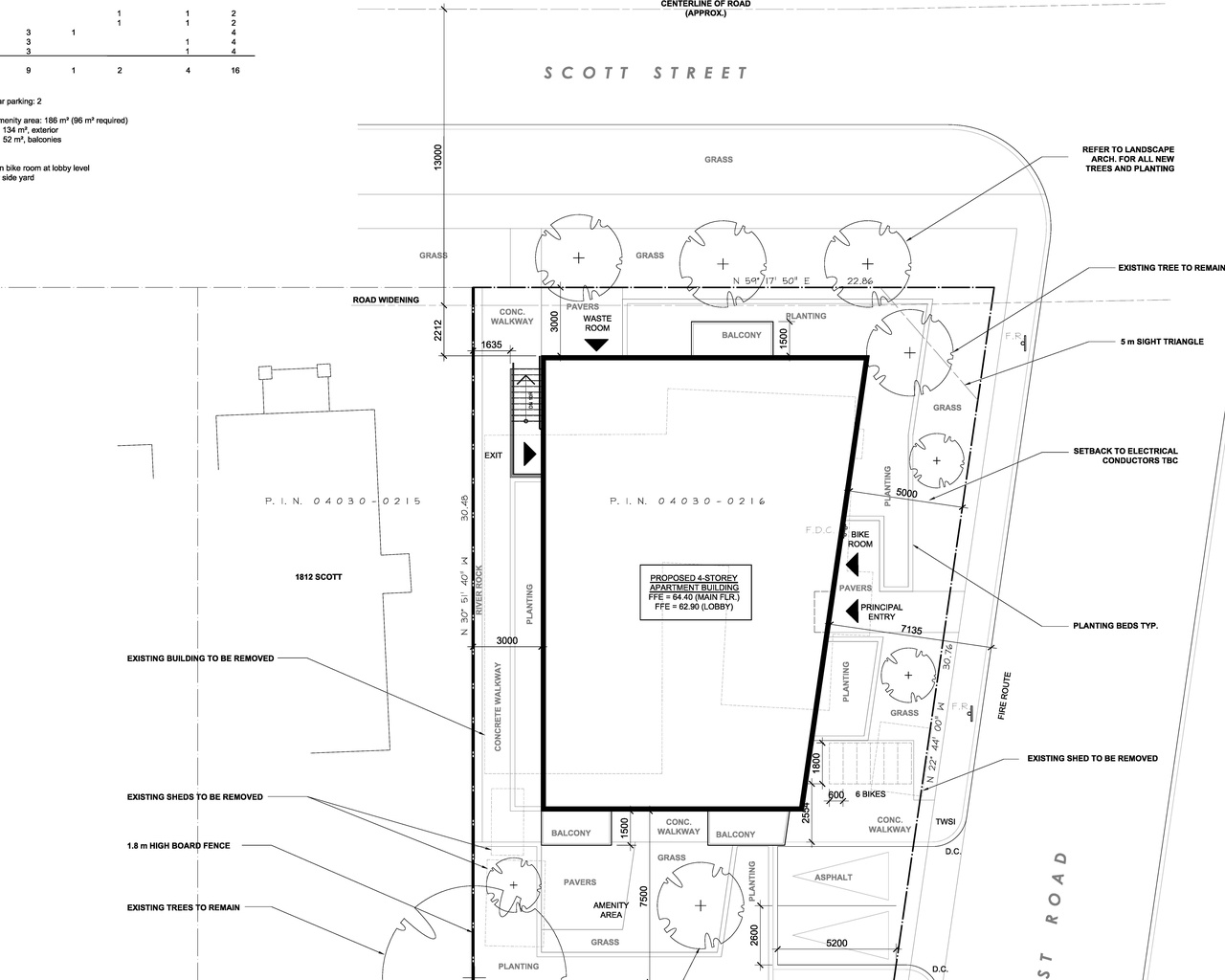 Construction site plan for project from page 16 of the file '2023-01-30 - Design Brief - D02-02-23-0007'