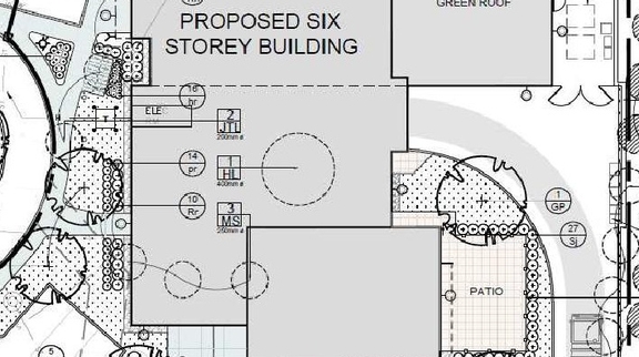Construction site plan for project from page 39 of the file '2023-09-25 - Design Brief - D02-02-23-0009'