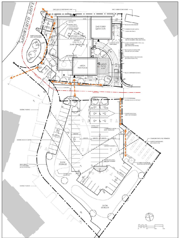 Construction site plan for project from page 42 of the file '2023-09-25 - Design Brief - D02-02-23-0009'