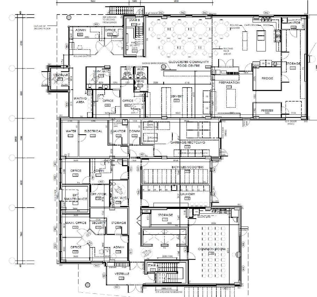 Floor plan for project from page 31 of the file '2023-02-08 - Design Brief -D02-02-23-0009'