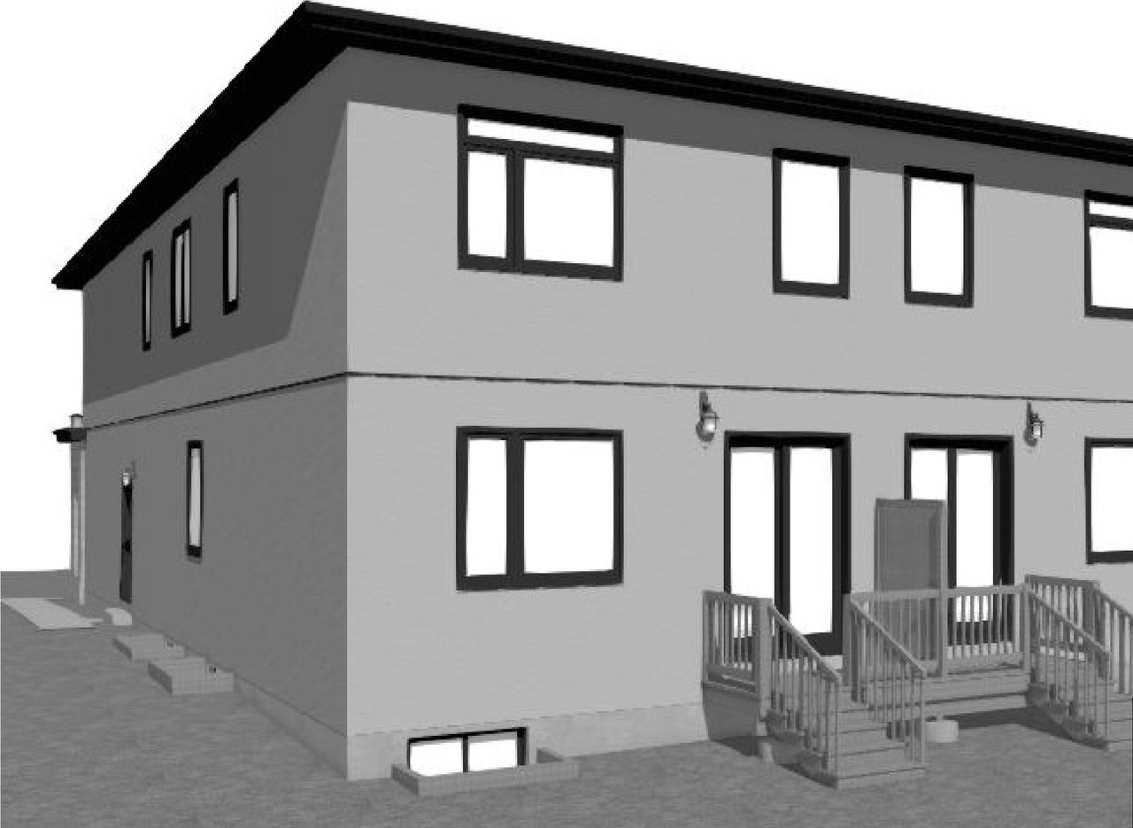 Rendering of building from page 1 of the file '2023-08-22 - Perspectives Drawing - D02-02-23-0016'
