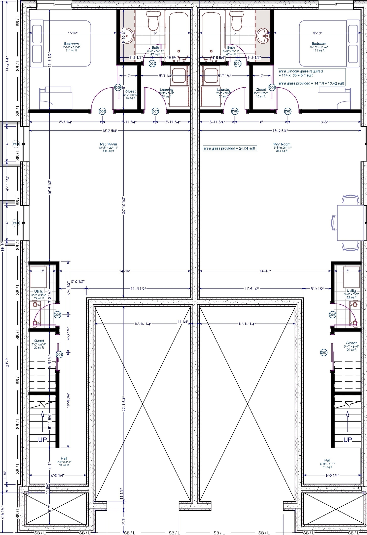 Floor plan for project from page 1 of the file '2023-08-22 - Floor Plans - D02-02-23-0016'