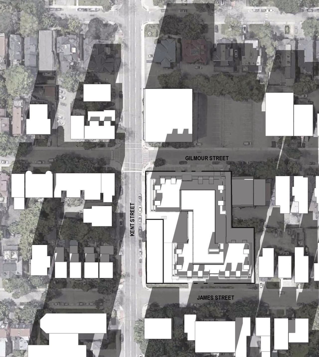 Construction site plan for project from page 54 of the file '2023-09-28 - Design Brief - D02-02-23-0020 (2)'