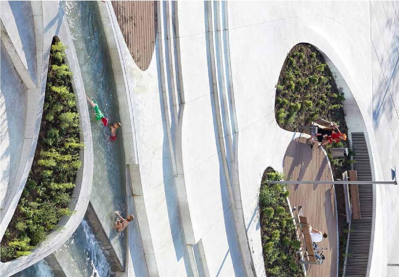 Rendering of building from page 27 of the file '2023-03-22 - Design Brief - D02-02-23-0020'