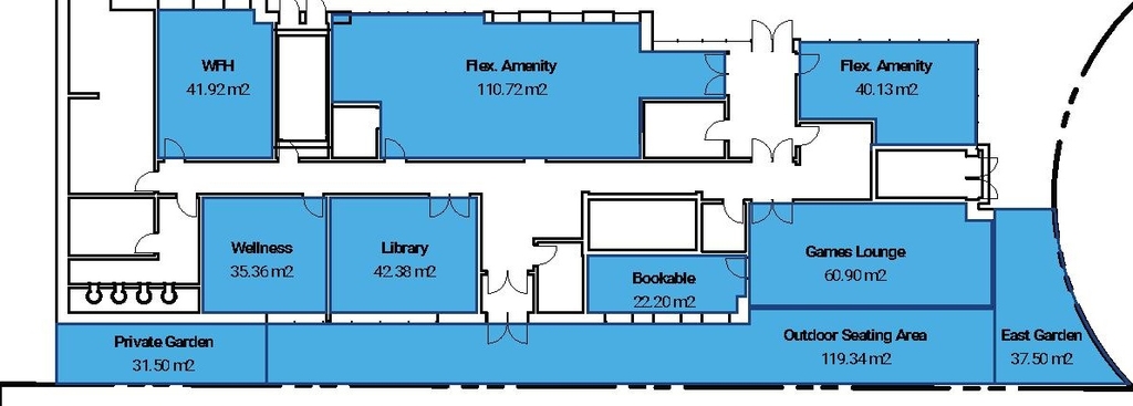 Construction site plan for project from page 35 of the file '2023-03-28 - Urban Design Brief - D02-02-23-0022'
