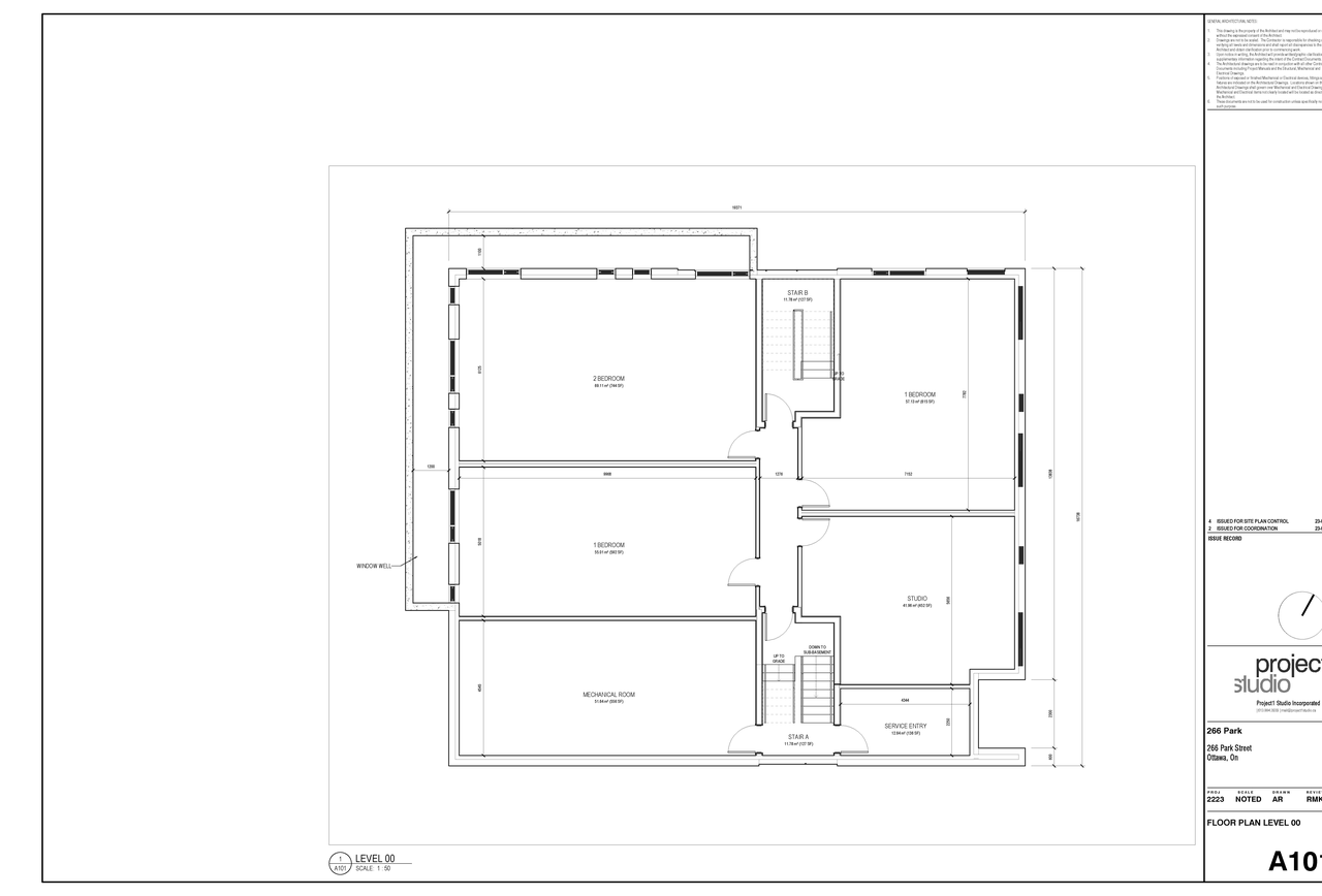 Floor plan for project from page 1 of the file '2023-04-03 - Floor Plans - D02-02-23-0024'