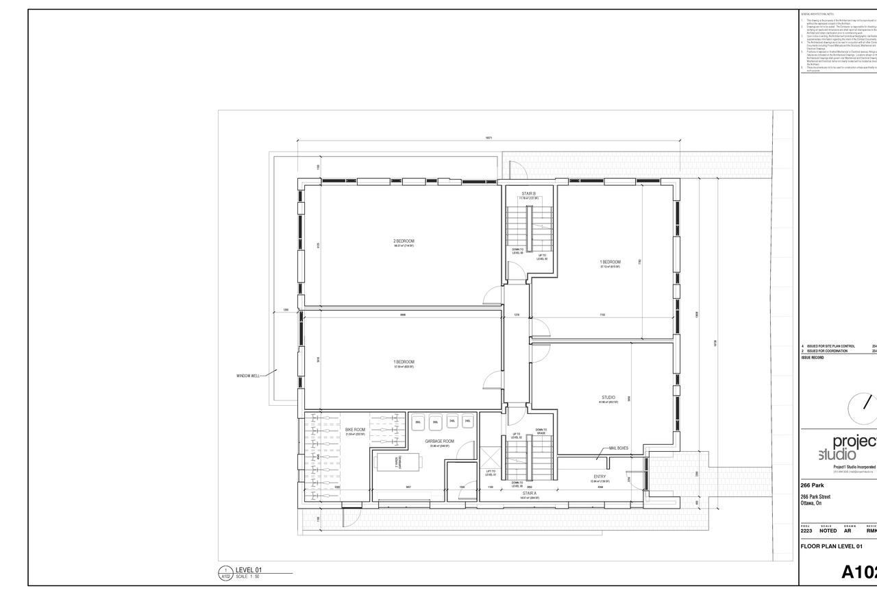 Floor plan for project from page 2 of the file '2023-04-03 - Floor Plans - D02-02-23-0024'