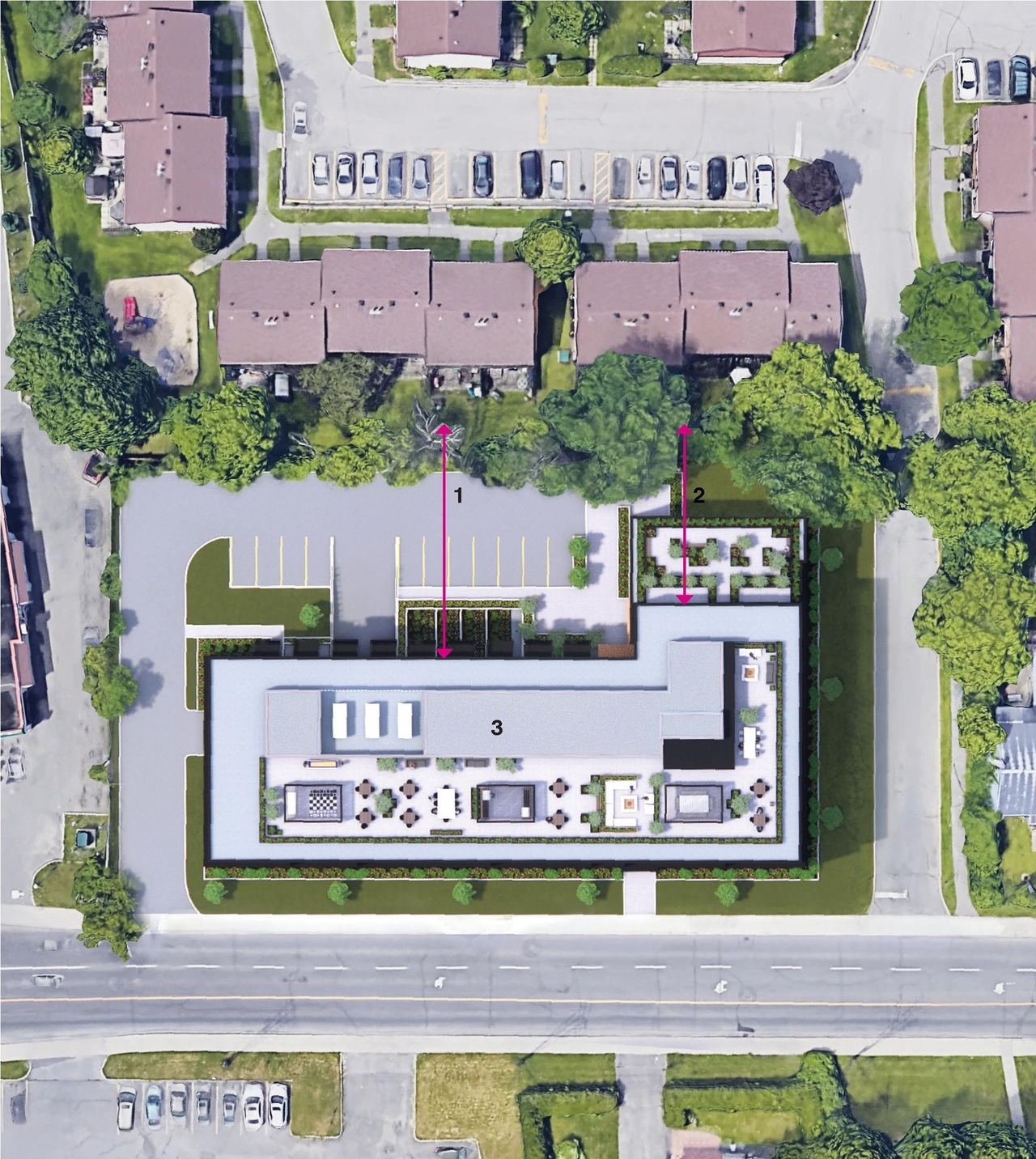 Construction site plan for project from page 10 of the file '2023-05-01 - Design Brief - D02-02-23-0031'