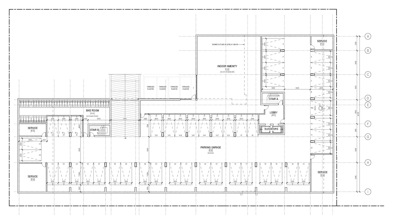 Floor plan for project from page 13 of the file '2023-05-01 - Design Brief - D02-02-23-0031'