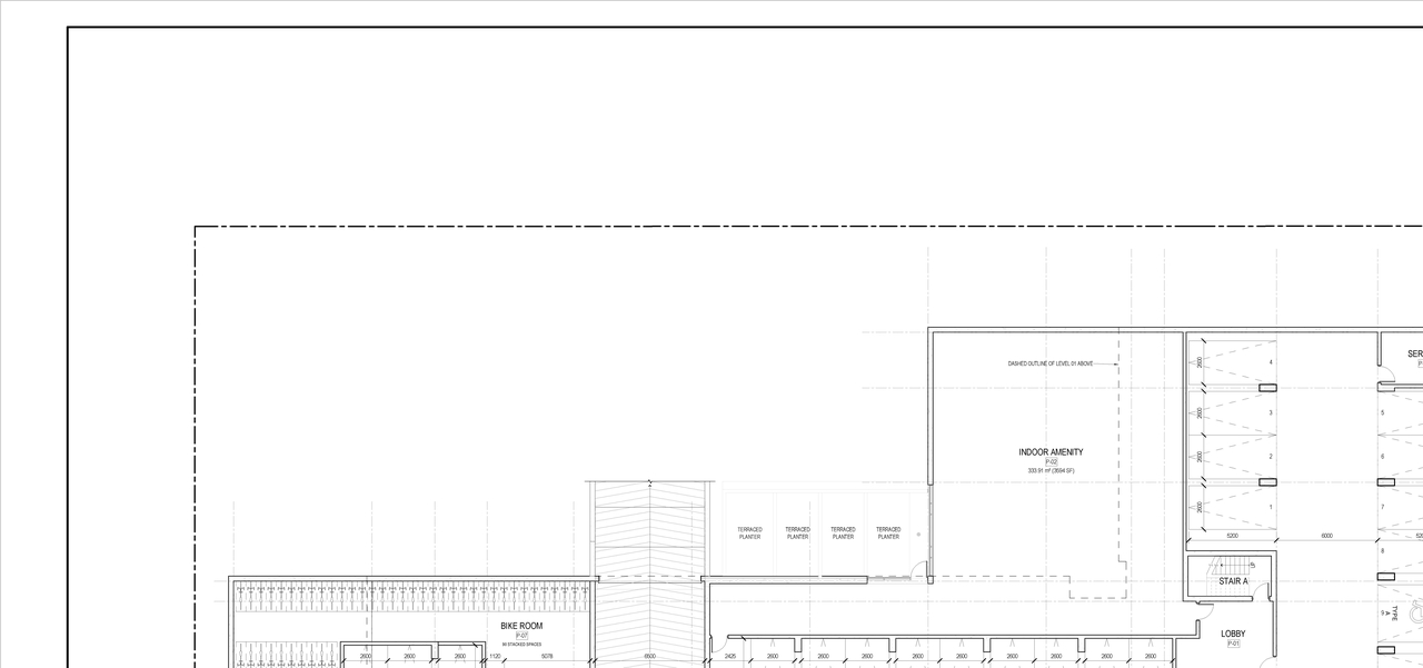 Floor plan for project from page 1 of the file '2023-05-01 - FLOOR PLANS - D02-02-23-0031'