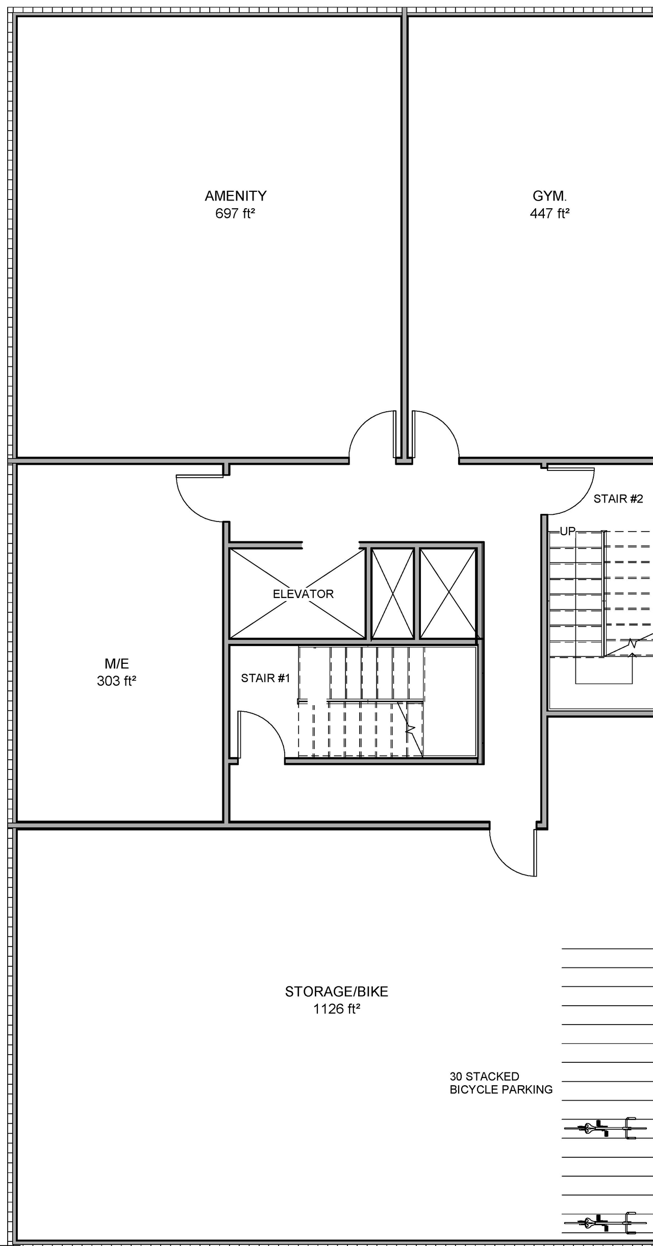 Floor plan for project from page 1 of the file '2024-02-26 - Basement & Ground Floor Plan - D02-02-23-0040'