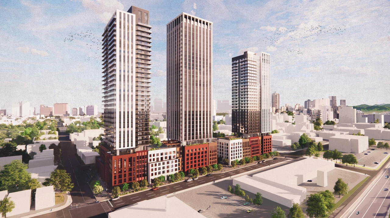 Rendering of building from page 19 of the file '2024-03-21 - Design Brief - D02-02-23-0042'