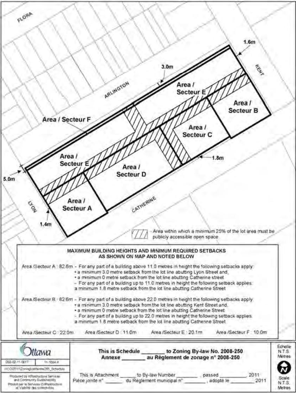 Construction site plan for project from page 49 of the file '2023-05-29 - Planning Rationale and Design Brief - D02-02-23-0042'
