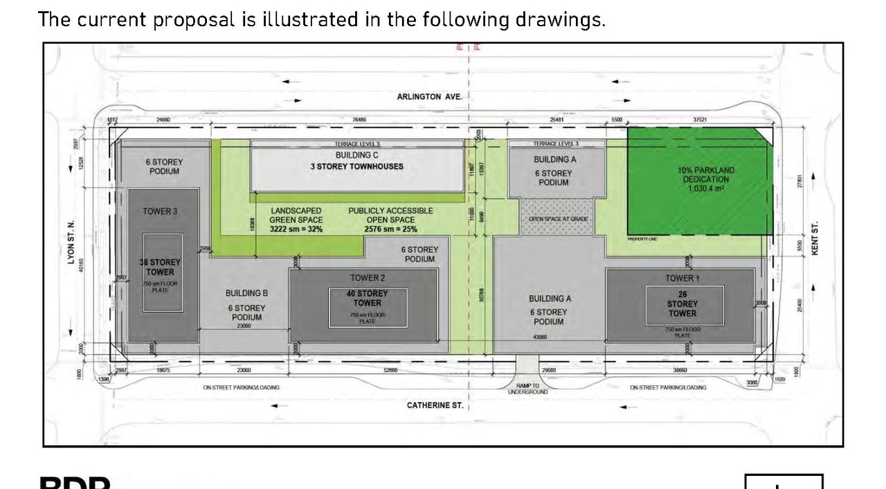 Construction site plan for project from page 62 of the file '2023-05-29 - Planning Rationale and Design Brief - D02-02-23-0042'