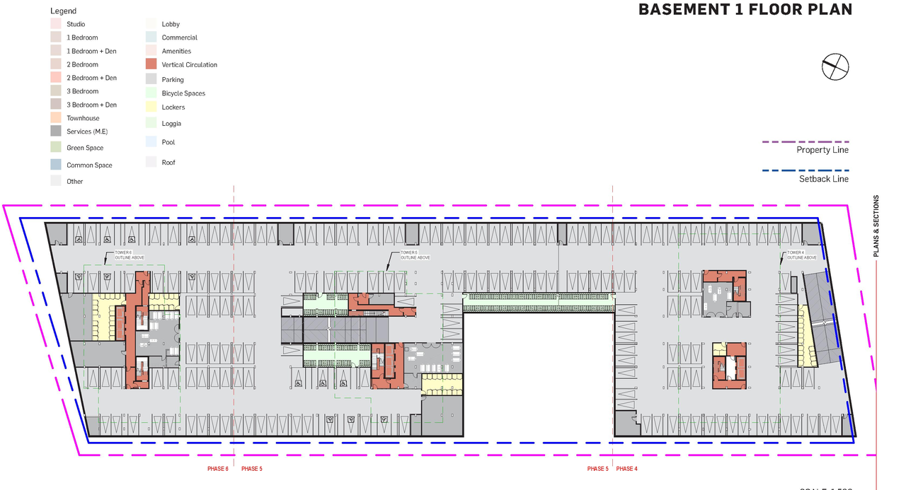 Floor plan for project from page 31 of the file '2023-06-12 - Urban Design Brief - D02-02-23-0046'