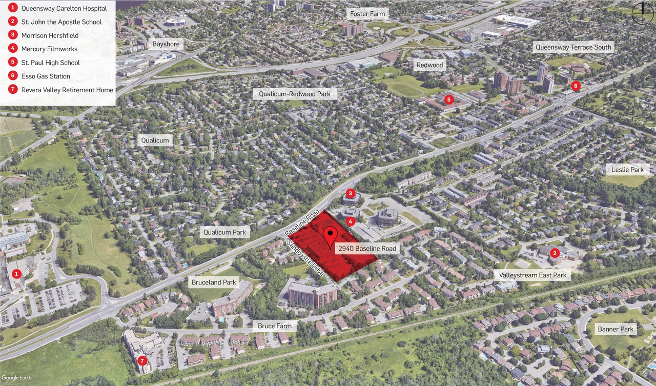 Construction site plan for project from page 6 of the file '2023-06-12 - Urban Design Brief - D02-02-23-0046'