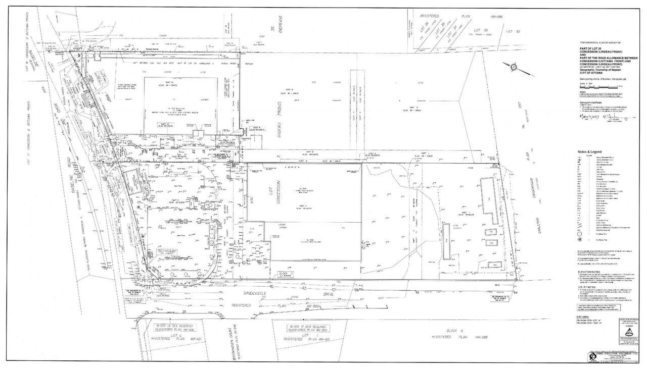 Construction site plan for project from page 14 of the file '2024-08-30 - Design Brief - D02-02-23-0046'
