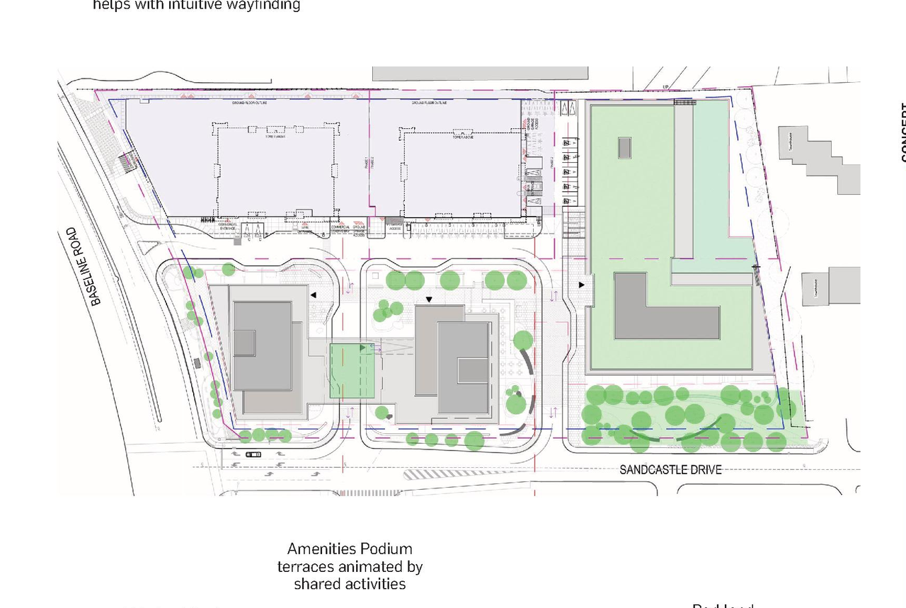 Construction site plan for project from page 22 of the file '2024-08-30 - Design Brief - D02-02-23-0046'