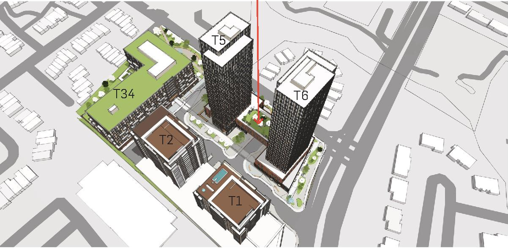 Rendering of building from page 23 of the file '2024-08-30 - Design Brief - D02-02-23-0046'