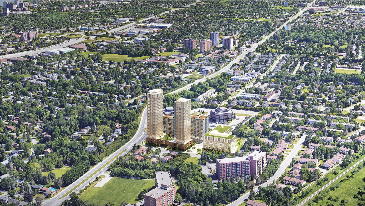 Rendering of building from page 56 of the file '2024-08-30 - Design Brief - D02-02-23-0046'