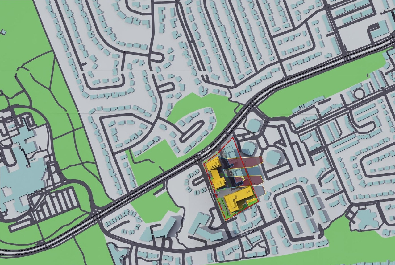 Construction site plan for project from page 79 of the file '2024-08-30 - Design Brief - D02-02-23-0046'