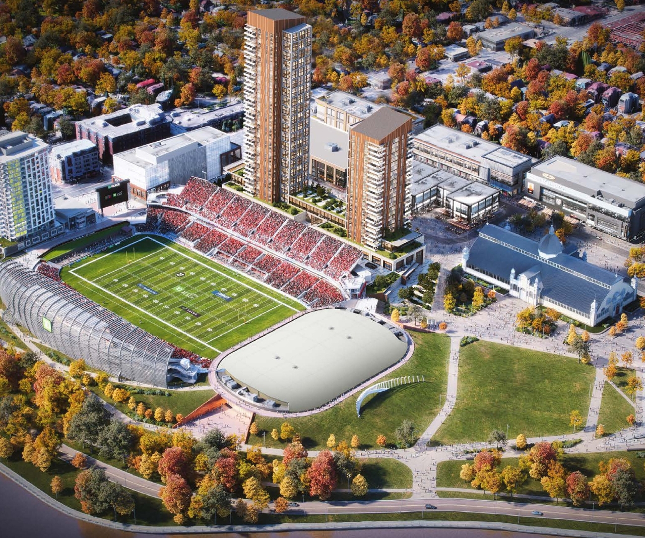 Rendering of building from page 19 of the file '2023-10-06 - UDRP Package (Review 2 of 2) - D01-01-23-0009, D02-02-23-0047'