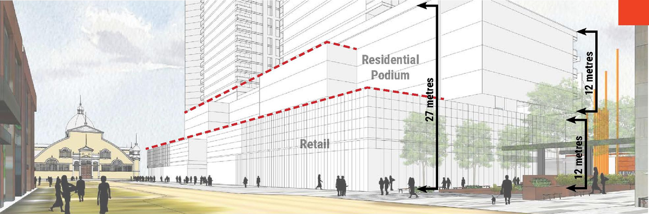 Rendering of building from page 33 of the file '2023-10-06 - UDRP Package (Review 2 of 2) - D01-01-23-0009, D02-02-23-0047'