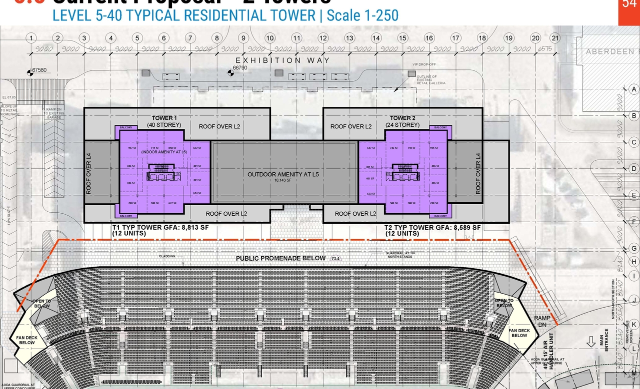 Construction site plan for project from page 54 of the file '2023-10-06 - UDRP Package (Review 2 of 2) - D01-01-23-0009, D02-02-23-0047'