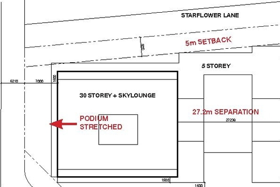Construction site plan for project from page 13 of the file '2024-10-25 - Design Brief - D02-02-23-0051'