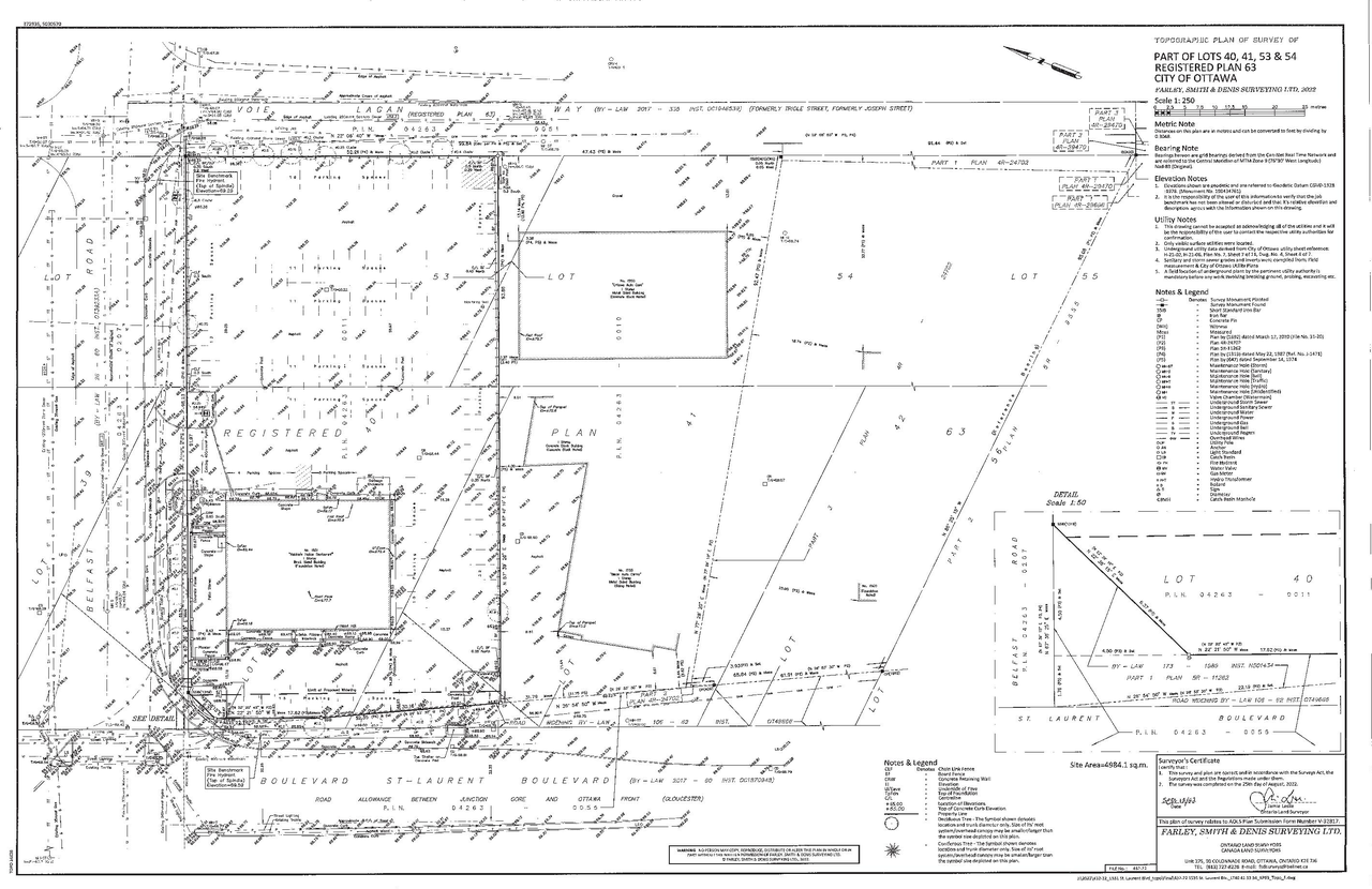 Construction site plan for project from page 10 of the file '2024-07-23 - UDRP Design Brief - D02-02-23-0056'