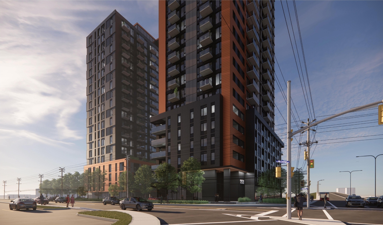 Rendering of building from page 12 of the file '2024-07-23 - UDRP Design Brief - D02-02-23-0056'